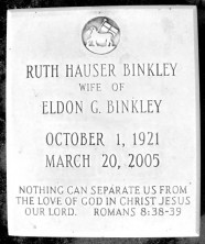 Ruth Elizabeth Binkley