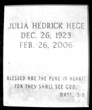 Julia Etta Hege