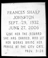 Frances Earline Johnston
