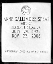 Anne Elizabeth Speas