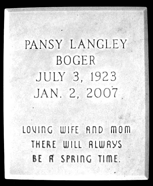 Pansy Boger