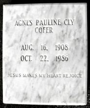 Agnes Pauline Cofer