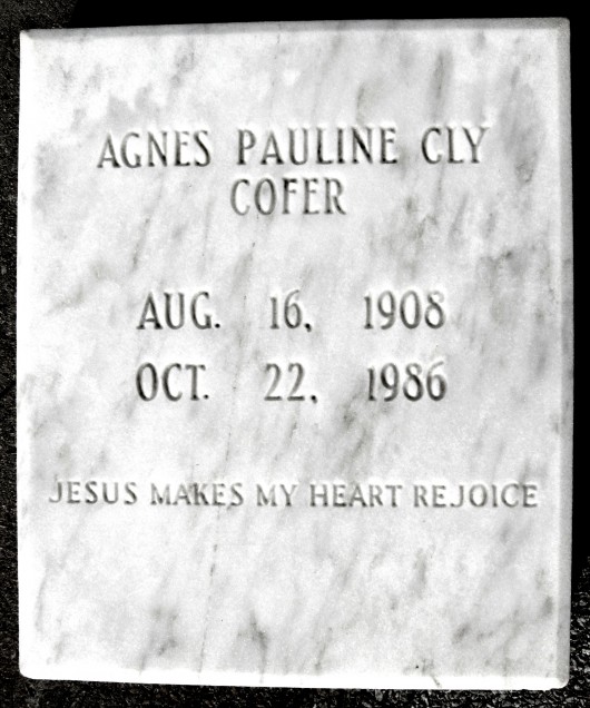 Agnes Pauline Cofer