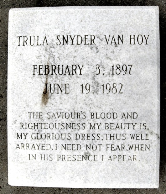 Trula Mariah Jane Van Hoy