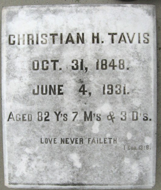 Christian Henry Tavis