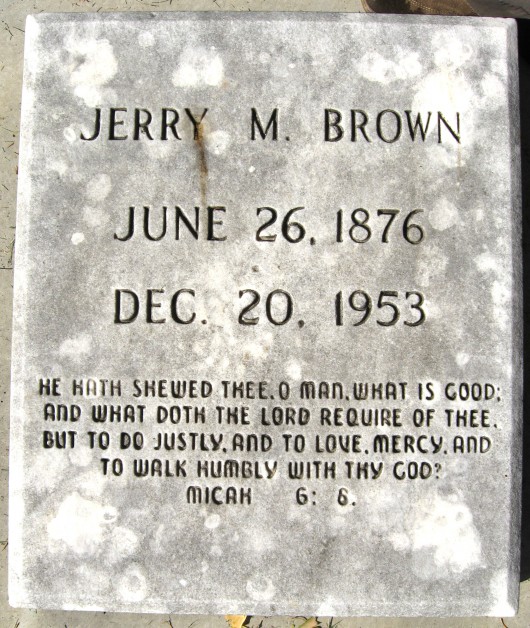 Jerry M. Brown