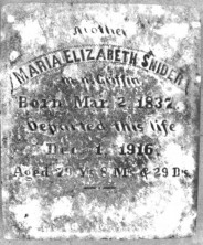 Maria Elizabeth Snider
