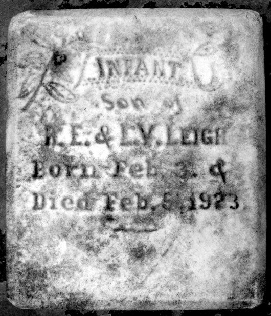 Infant Son Leigh