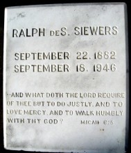 Ralph de Schweinitz Siewers