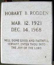 Hobart Byrd Rodden