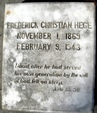 Frederick Christian Hege