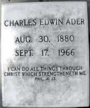 Charles Edwin (Edward) Ader