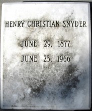 Henry Christian Snyder