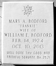Mary Frances Bodford