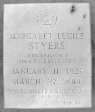 Margaret Lucile Styers