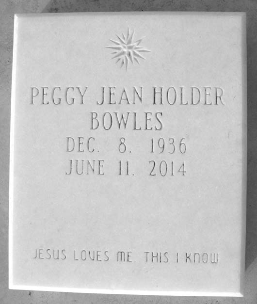 Peggy Jean Bowles