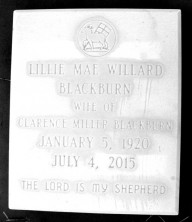 Lillie Mae Blackburn
