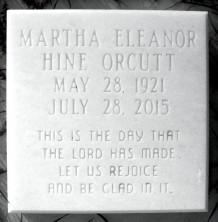 Martha Eleanor Orcutt