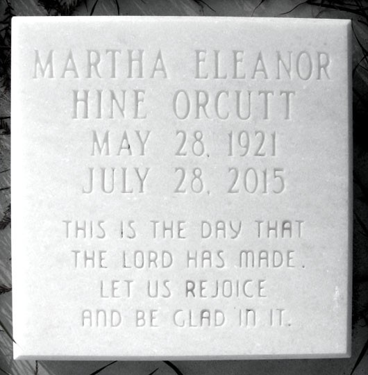 Martha Eleanor Orcutt