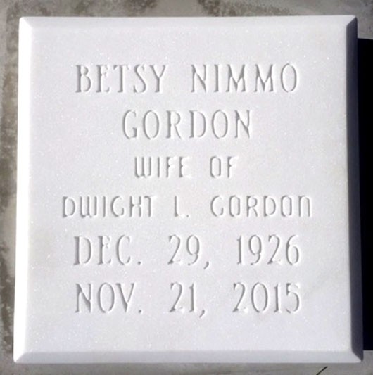 Betsy Ann Gordon