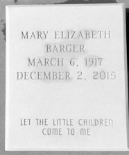 Mary Elizabeth Barger