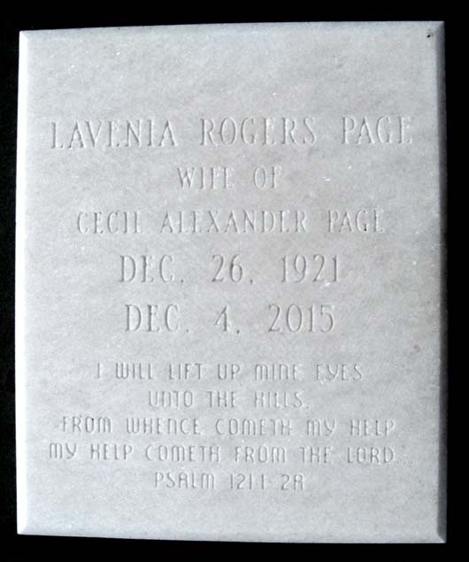 Lavenia Ruth Page
