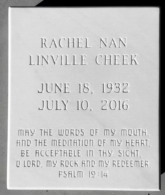 Rachel Nan Cheek