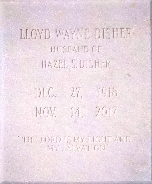 Lloyd Wayne Disher
