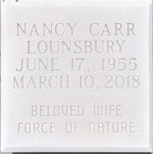 Nancy Carr Lounsbury