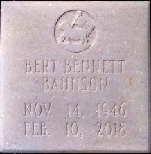 Bert Bennett Bahnson