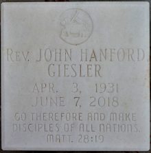 Reverend John  Hanford Giesler