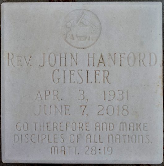 Reverend John Hanford Giesler