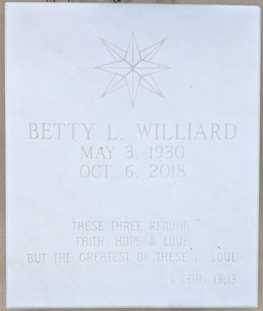Betty Mae Williard