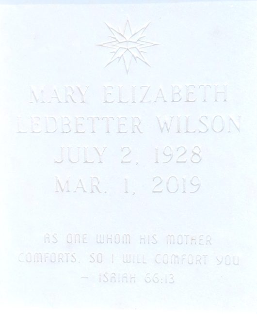 Mary Elizabeth Wilson