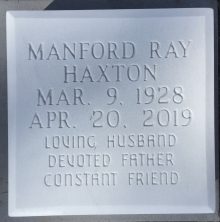 Manford Ray Haxton