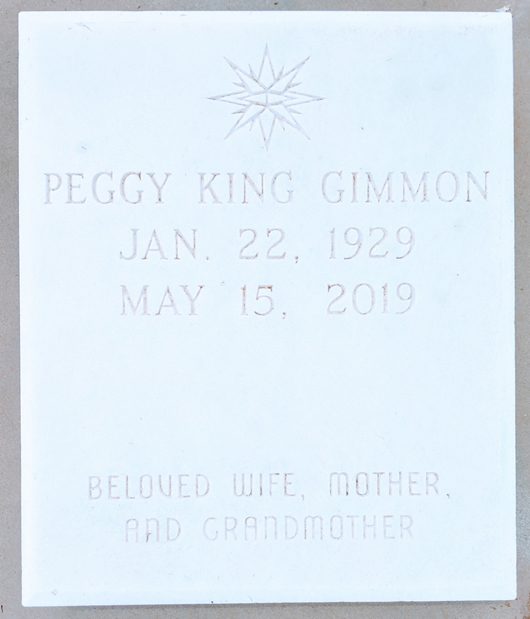 Peggy King Gimmon