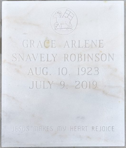 Grace Arlene Robinson