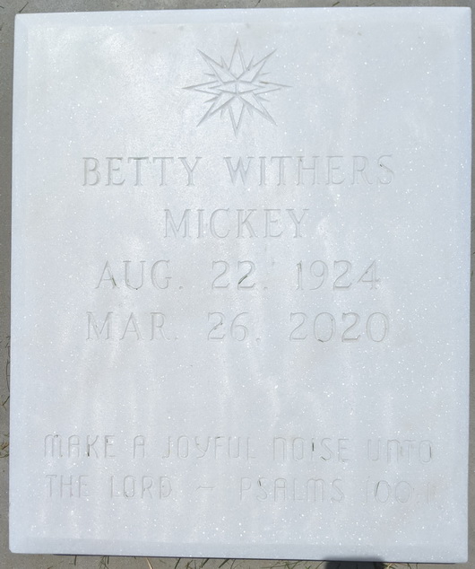 Betty Withers Mickey