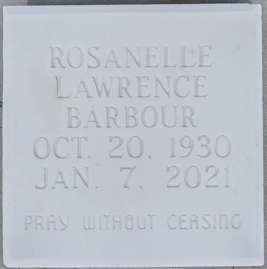 Rosanelle Lawrence Barbour