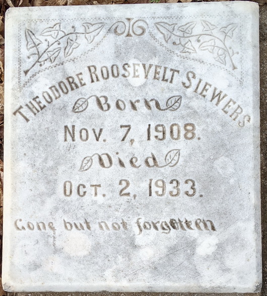 Theodore Roosevelt Siewers