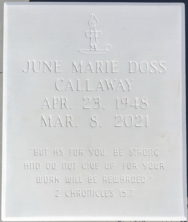 June Marie Callaway