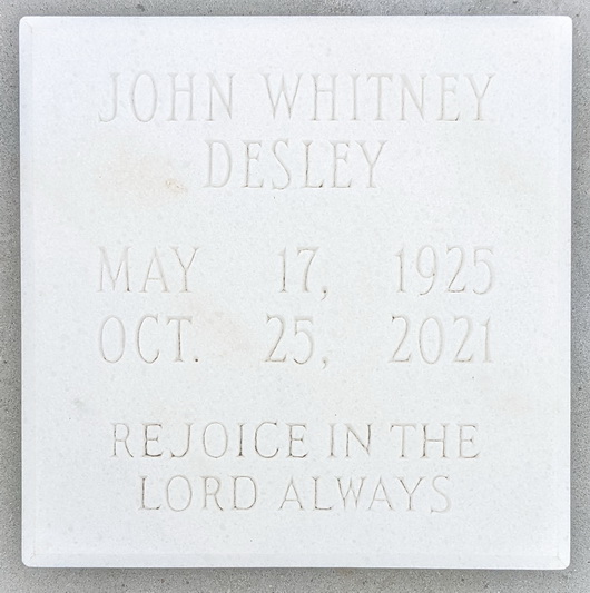 John Whitney Desley