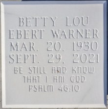Betty Lou Warner