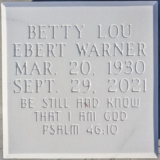 Betty Lou Warner