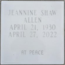 Jeannine Shaw Allen