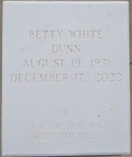 Betty White Dunn