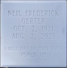 Neil Frederick Oerter