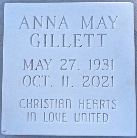Anna May Gillett