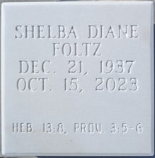 Shelba Diane Foltz