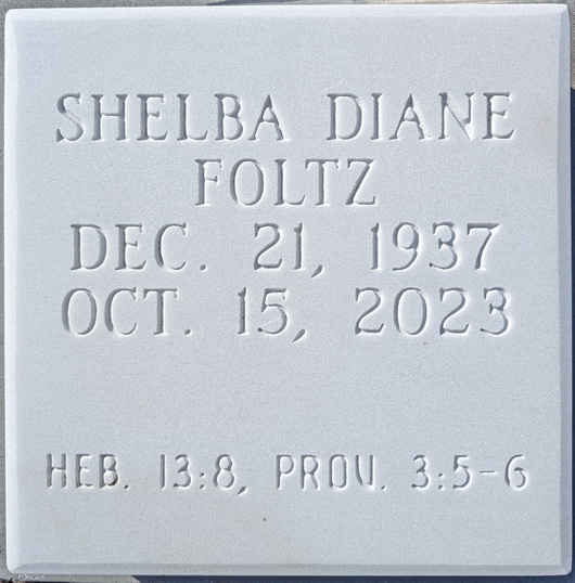 Shelba Diane Foltz